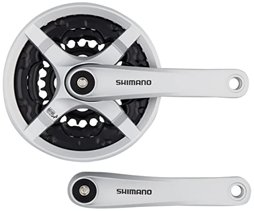SHIMANO FC TY501 Square 6/7/8 Speed Chainset, Unisex, E-FCTY501C244CSB, Silver, 170 mm