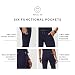 FIGS Zamora Jogger Style Scrub Pants for Women - Navy, XX-Small Petite