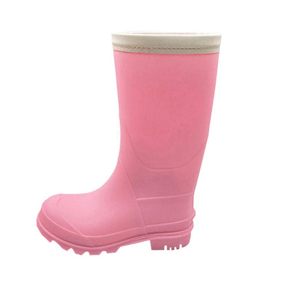 WBuffalo Boys Girls Rain Boots  Teen Pink 4.5-5 M US Big Kids