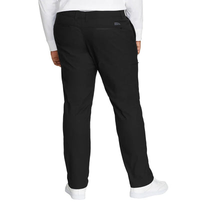 Eddie Bauer Menâ€™s Fleece Lined Pants â€“ Water Resistant, Lightweight Stretch Fabric, Zipper Pockets (Black, 38Wx32L)