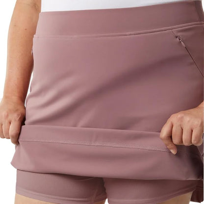 32 Degrees Women’s Skort with Inner Shorts, 2 Front Pockets, High Waist Athletic Tennis & Golf Skirt (Pink, X-Large)