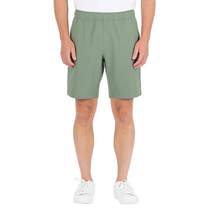 Gerry Men's Lightweight 4-Way Stretch Trail Hiking Shorts (Green, Small)