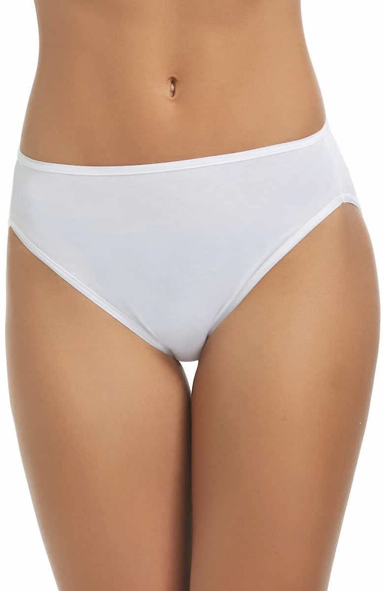 Felina Womens 8 Pack Cotton Modal Stretch Hi-Cut Brief (US, Alpha, Small, Regular, Regular, Newsprint)