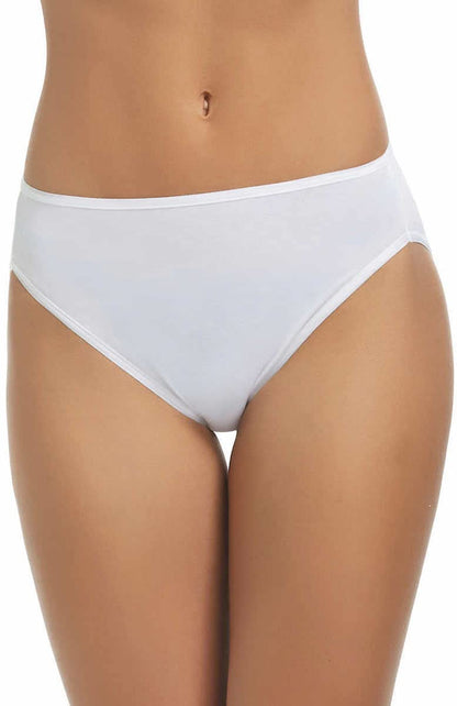 Felina Womens 8 Pack Cotton Modal Stretch Hi-Cut Brief (US, Alpha, Small, Regular, Regular, Newsprint)