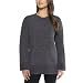 Matty M Ladies' Chenille Tunic Sweater, Crewneck, Ribbed Cuffs and Hem, Wide Sleeves, Multiple Colors (US, Alpha, XX-Large, Plus, Regular, Gray)