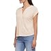 Orvis Women's Textured Top, Split V-Neck, Relaxed Fit (Cream, XX-Large)