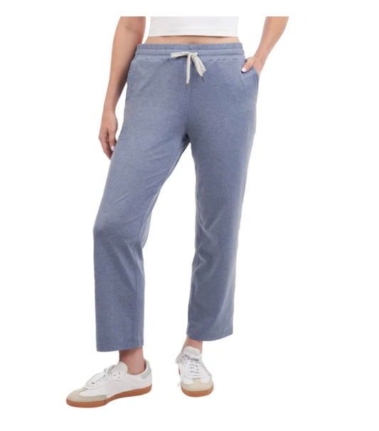 KIRKLAND Signature Women's Pull-On Lightweight Crop Pant with Pockets (US, Alpha, XX-Large, Regular, Regular, Blue)