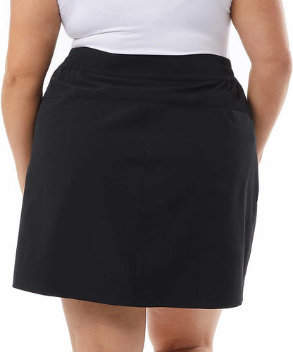 32 Degrees Cool Womens Lightweight Tech Skort (US, Alpha, Small, Regular, Regular, Black)