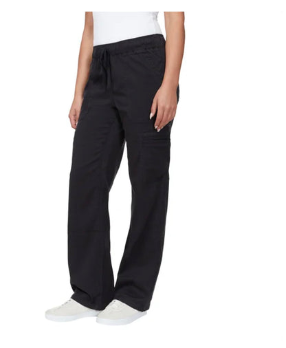 Buffalo David Bitton Women's Tencel Pull-On Cargo Pant (US, Alpha, X-Large, Regular, Regular, Black)