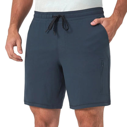 Mondetta Outdoor Project Men's Performance Active Short with Pockets (US, Alpha, X-Large, Regular, Regular, Blue)