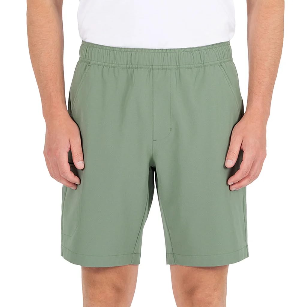 Gerry Men's Lightweight 4-Way Stretch Trail Hiking Shorts (Green, XX-Large)