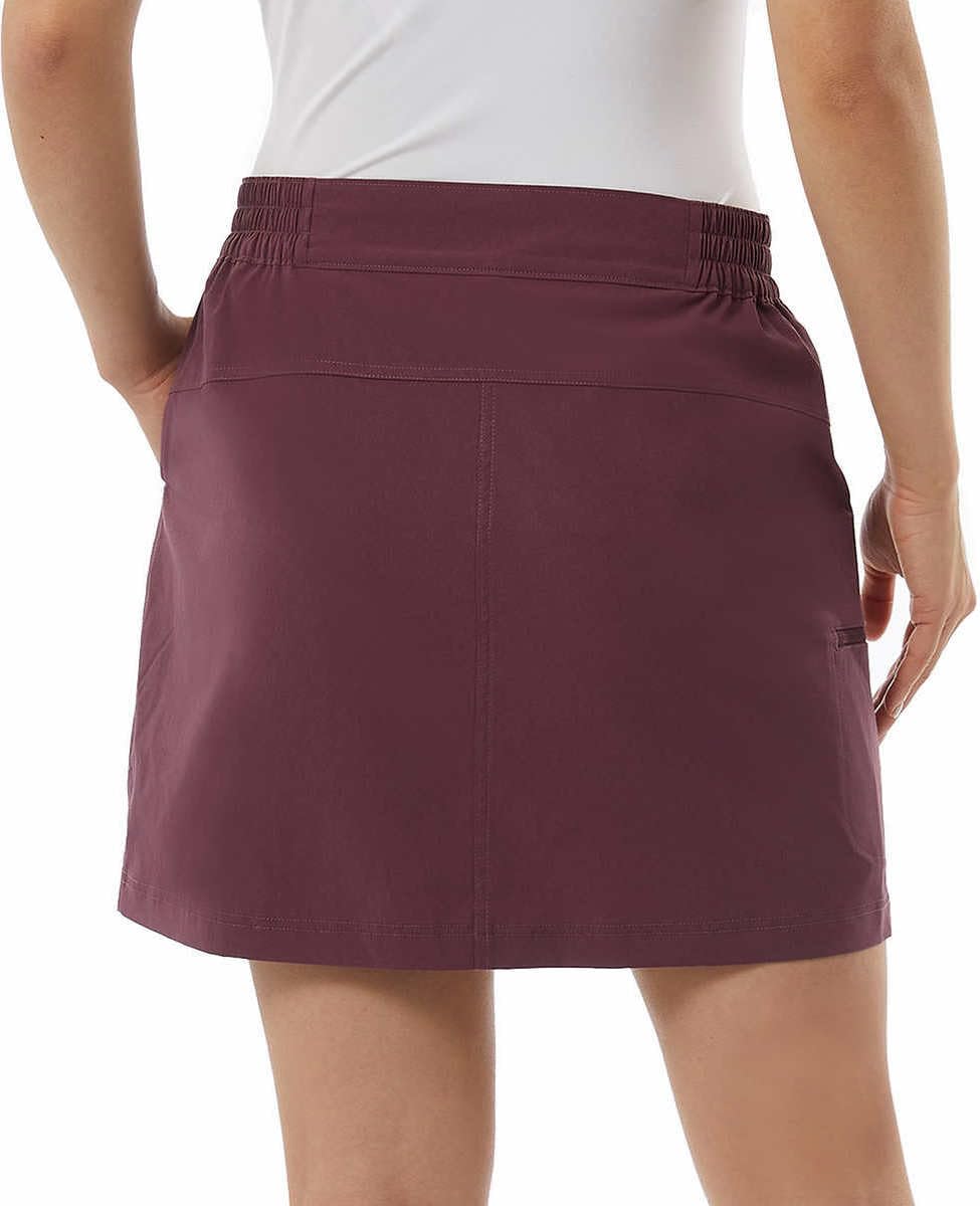 32 Degrees Cool Womens Lightweight Tech Skort (US, Alpha, XX-Large, Regular, Regular, Crushed Violet)