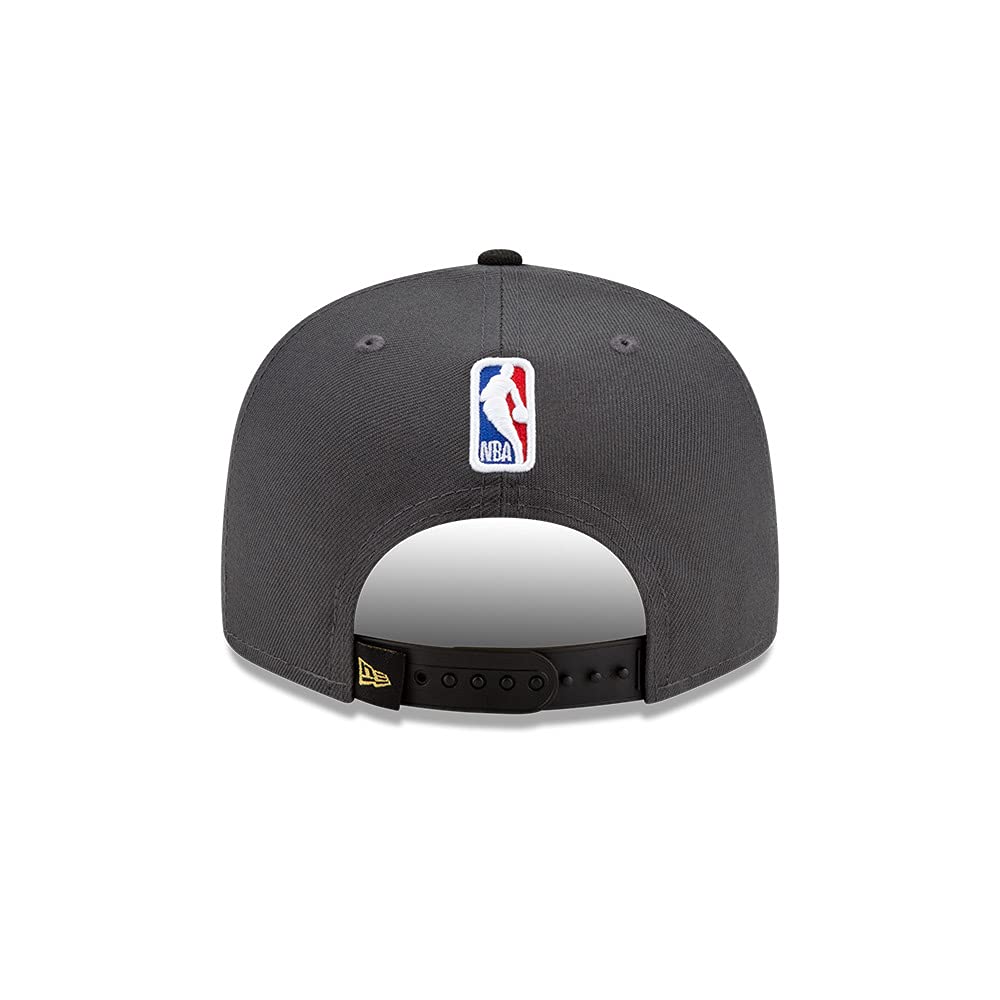 New Era Men Milwaukee Bucks 2021 Finals Champions Locker Room 9FIFTY Snapback Adjustable 950 Hat - Gray/Black