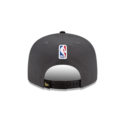 New Era Men Milwaukee Bucks 2021 Finals Champions Locker Room 9FIFTY Snapback Adjustable 950 Hat - Gray/Black