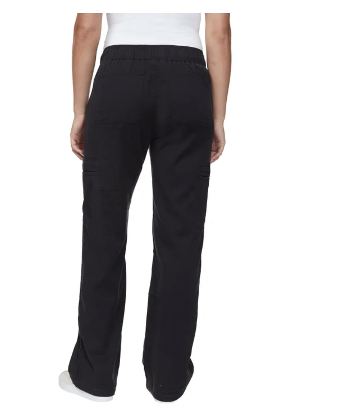 Buffalo David Bitton Women's Tencel Pull-On Cargo Pant (US, Alpha, XX-Large, Regular, Regular, Black)
