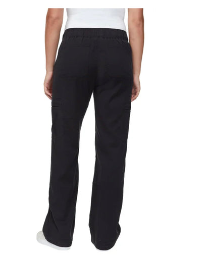 Buffalo David Bitton Women's Tencel Pull-On Cargo Pant (US, Alpha, Large, Regular, Regular, Black)