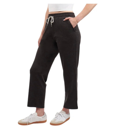 KIRKLAND Signature Women's Pull-On Lightweight Crop Pant with Pockets (US, Alpha, Large, Regular, Regular, Black)