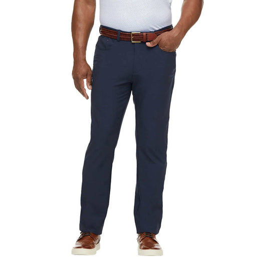 Greg Norman ML75 Performance Men's Pant |5 Pocket Pant Performance Pant|ML75 Luxury Microfiber - Dark Blue 38W X 34L