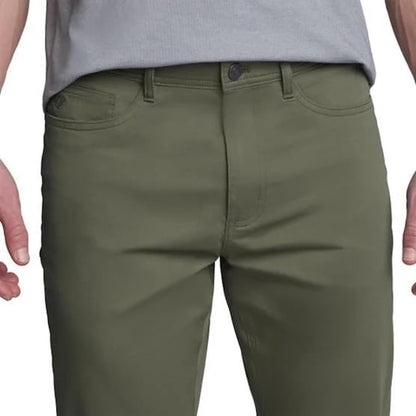 English Laundry Men's Straight Fit Stretch Lightweight 5-Pocket Pant (Green, 40W x 32L)