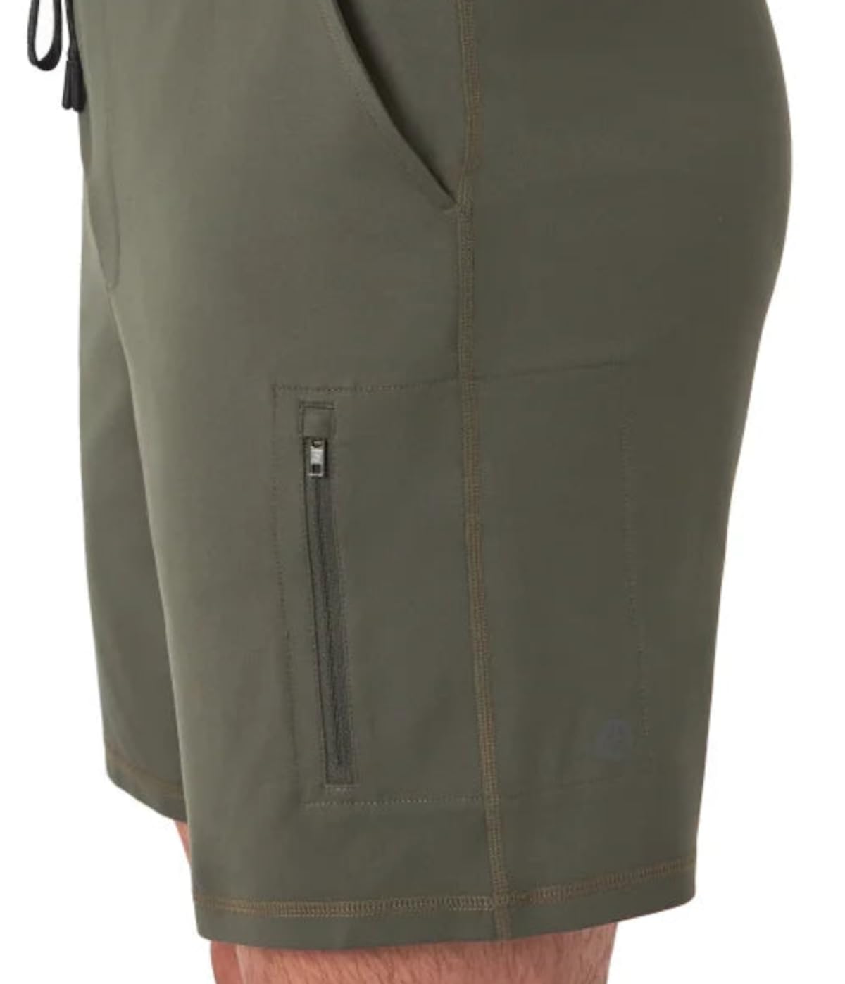 Mondetta Outdoor Project Men's Performance Active Short with Pockets (US, Alpha, Small, Regular, Regular, Green)