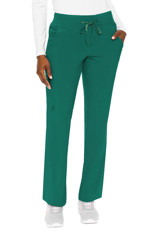 Med Couture Activate Women's Yoga One Pocket Cargo Pant, Hunter, Small Petite