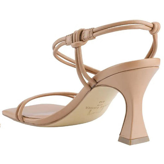 Marc Fisher Mens Davia Square Toe Sandal, Adult, Medium Natural, 8 M US