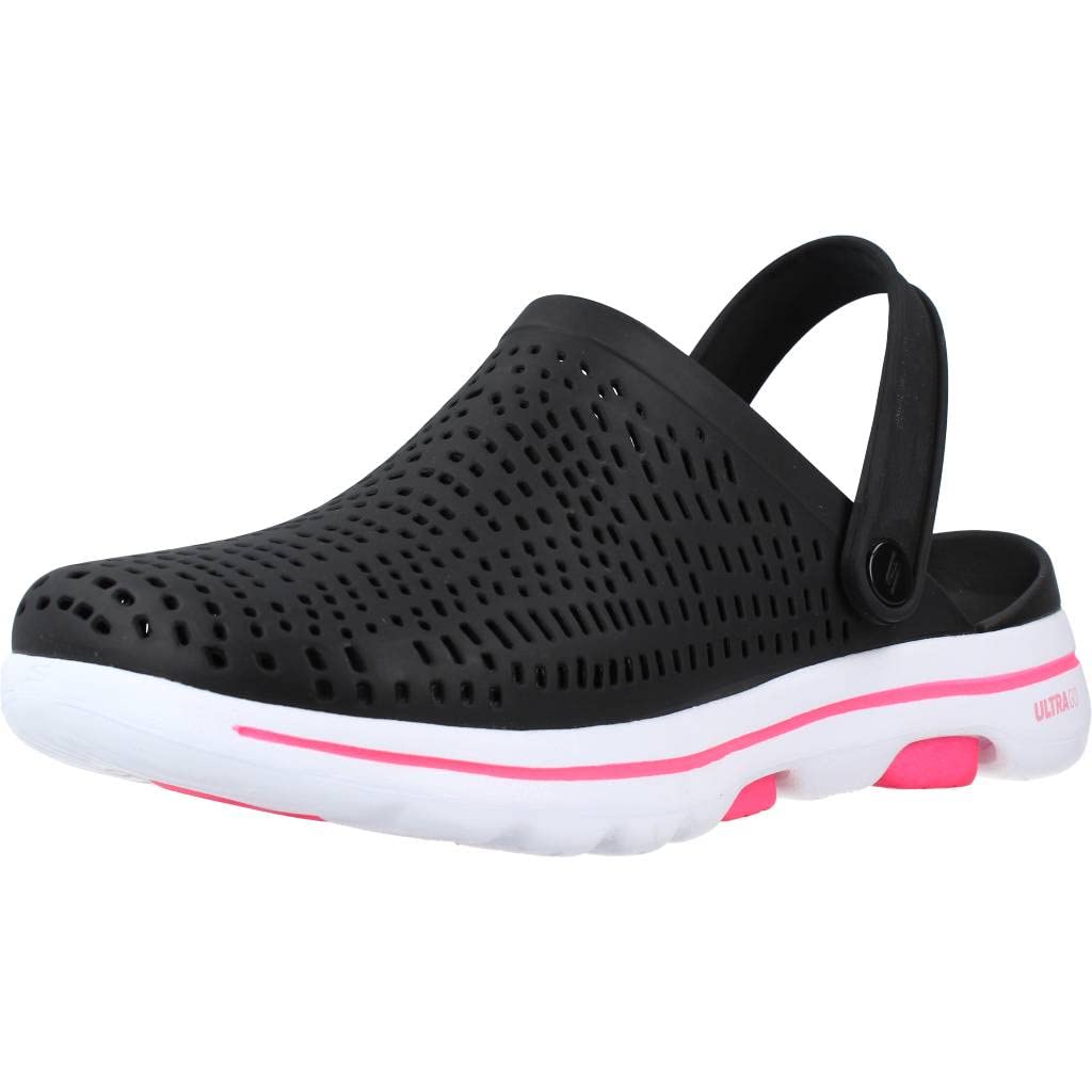 Skechers Women's Foamies Gowalk 5 - Dog Lover, Navy/Multi, 10