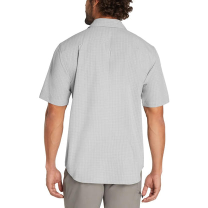 Orvis Men's UPF 30 Relaxed Fit Quick-Dry Short Sleeve Woven (Gray, XX-Large)