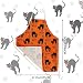 Geyoga 2 Pieces Halloween Apron Halloween Cat Apron Adjustable Cat Pattern Apron Halloween Buffalo Apron for Kitchen Cooking Chef Grill Baking 2 Styles