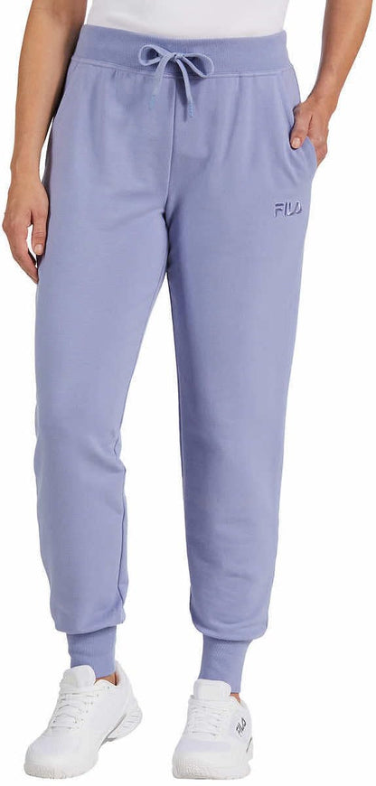 Fila Womens French Terry Jogger (US, Alpha, XX-Large, Regular, Regular, Purple Impression)