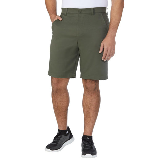 Kirkland Signature Men�s Performance Short - Classic-Fit Stretch Shorts (Green, 36)