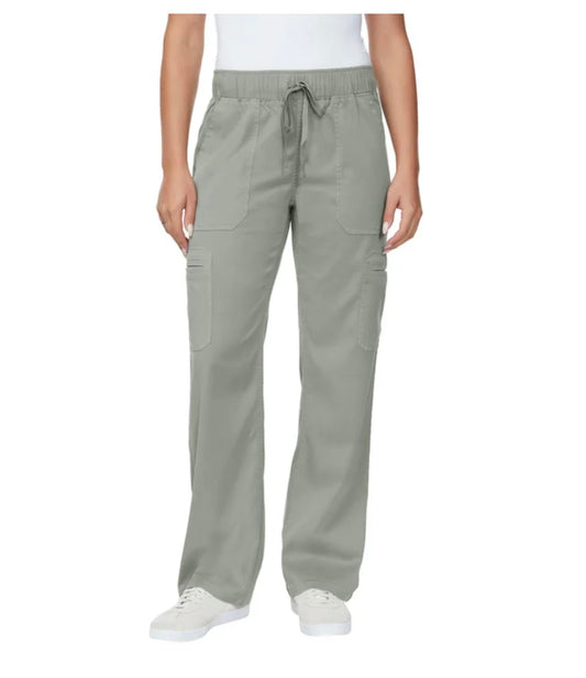 Buffalo David Bitton Women's Tencel Pull-On Cargo Pant (US, Alpha, XX-Large, Regular, Regular, Sage Smoke (Green))