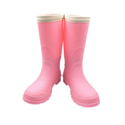 WBuffalo Boys Girls Rain Boots  Teen Pink 4.5-5 M US Big Kids