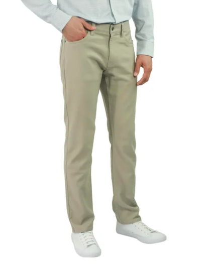 JACHS New York Mens Heavyweight Twill 5 Pocket Stretch Pant (US, Waist Inseam, 32, 34, Regular, Regular, Tan)