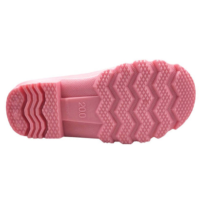 WBuffalo Boys Girls Rain Boots  Teen Pink 4.5-5 M US Big Kids