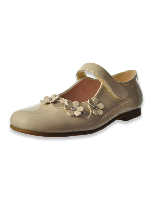 Rachel Kids Baby Girl's Lil Rose (Toddler) Bone Patent 5 Toddler M