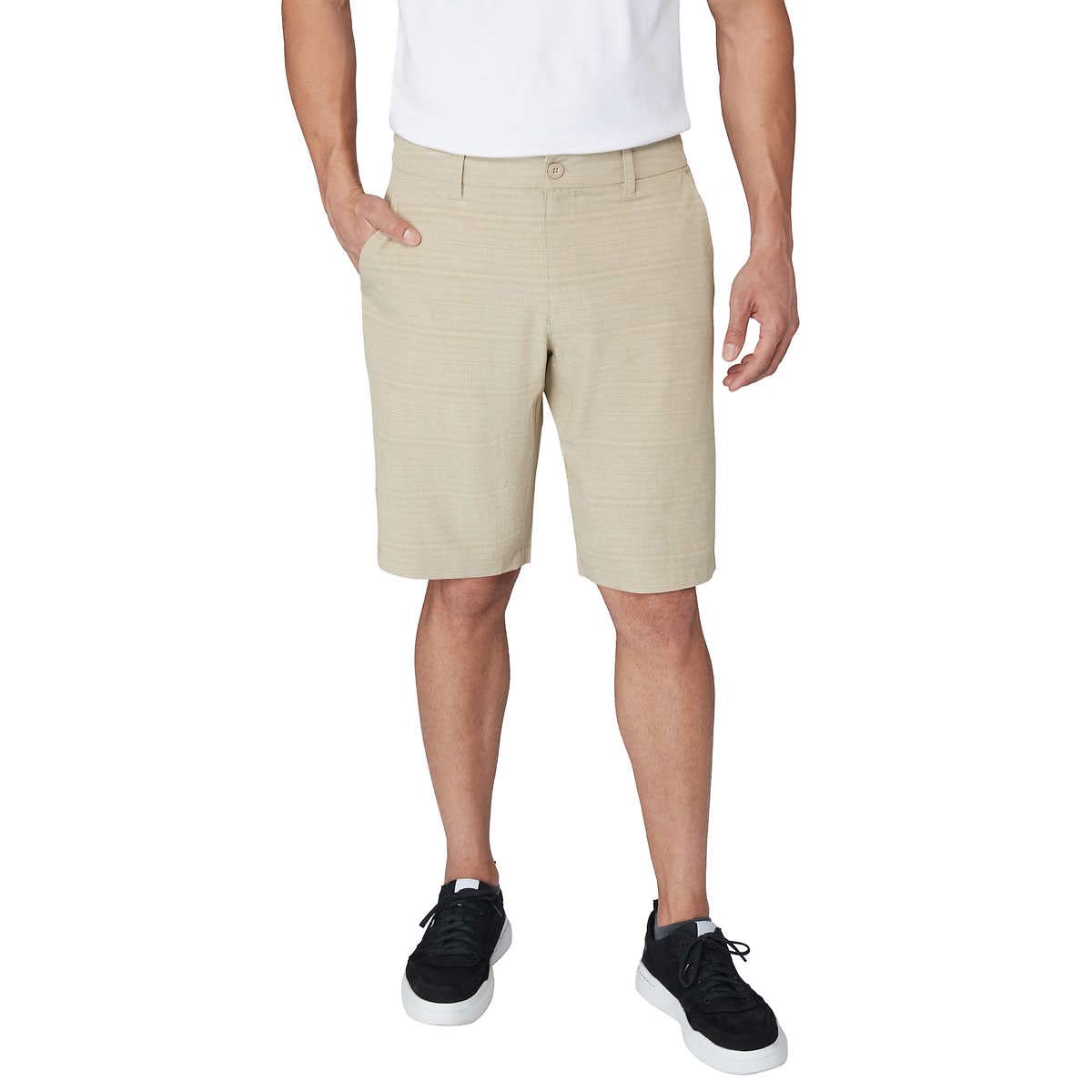 Hang Ten Men's Shorts Hybrid Series - Daybreak in Tan | Daybreak, 40