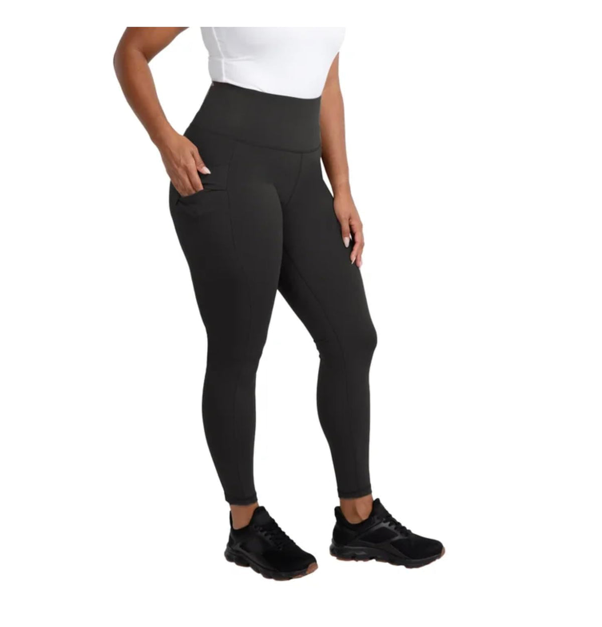 Spyder Active Women's Legging Pant with Envelope Pockets (US, Alpha, X-Large, Regular, Regular, Gray, X-Large)