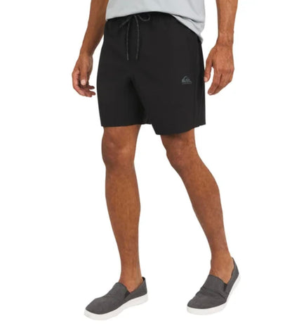Quiksilver Men's Comfort Stretch Active Short (US, Alpha, Small, Regular, Regular, Black)