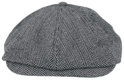 Brixton Brood Snap Cap Grey/Black MD (7 1/4)