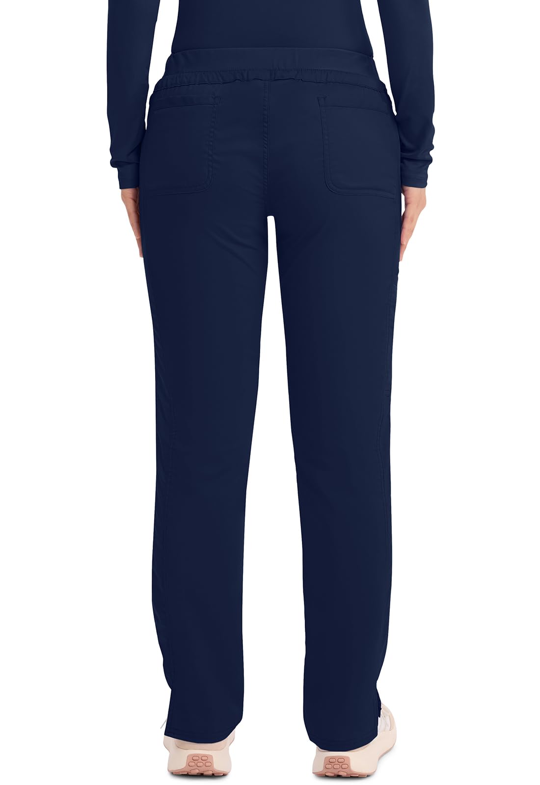 Cherokee WW Revolution Scrubs for Women Tapered Leg Drawstring Pant Navy