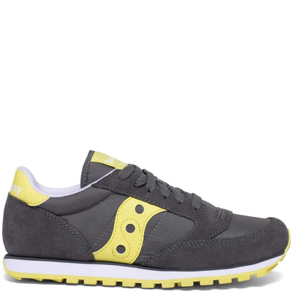 Saucony Women's Jazz Lowpro Sneaker, Grey/Yellow,5 M US