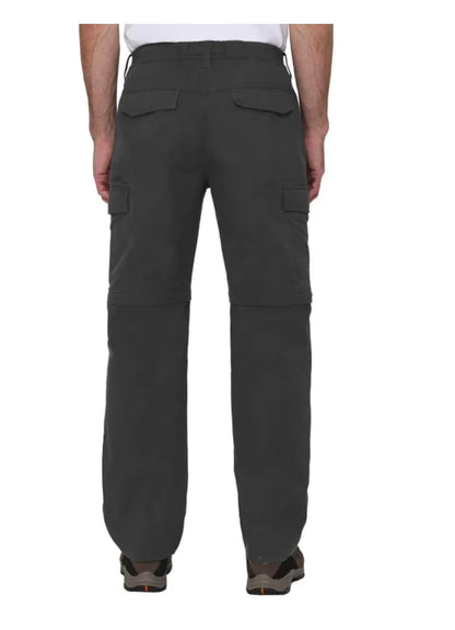 The B.C. Clothing Co. Men's Belted Stretch Convertible Cargo Pant, Pants Convert to Shorts (US, Waist Inseam, X-Large, 32, Regular, Regular, Gray)