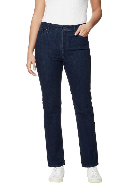 Buffalo Women's High-Rise Straight Leg Jean (US, Numeric, 6, Regular, Regular, Dark Rinse)