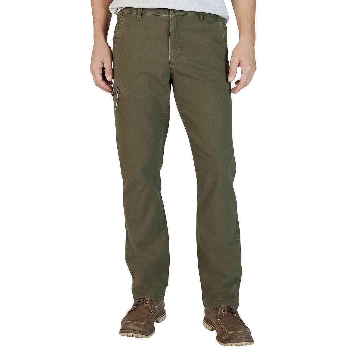 Weatherproof Vintage Men's Flex Utility Stretch Canvas Pant (40X34, Olive)