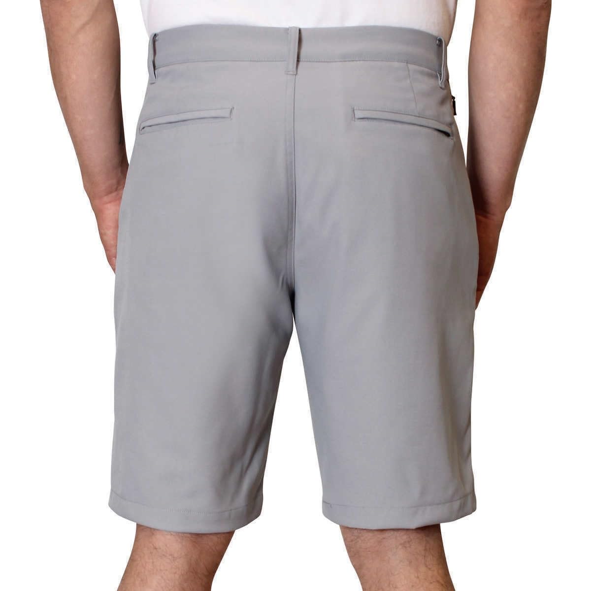 KIRKLAND Signature Men's Moisture Wicking Stretch Performance Short with Comfort Waistband (US, Numeric, 34, Regular, Regular, Gray)