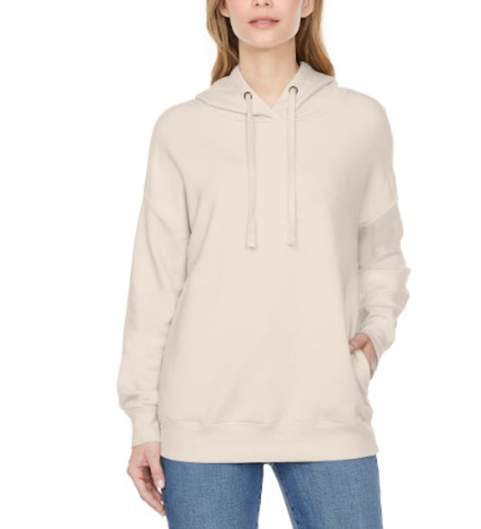 Buffalo David Bitton Women's  Pullover Hoodie with Side Pockets XXL Clear Opal