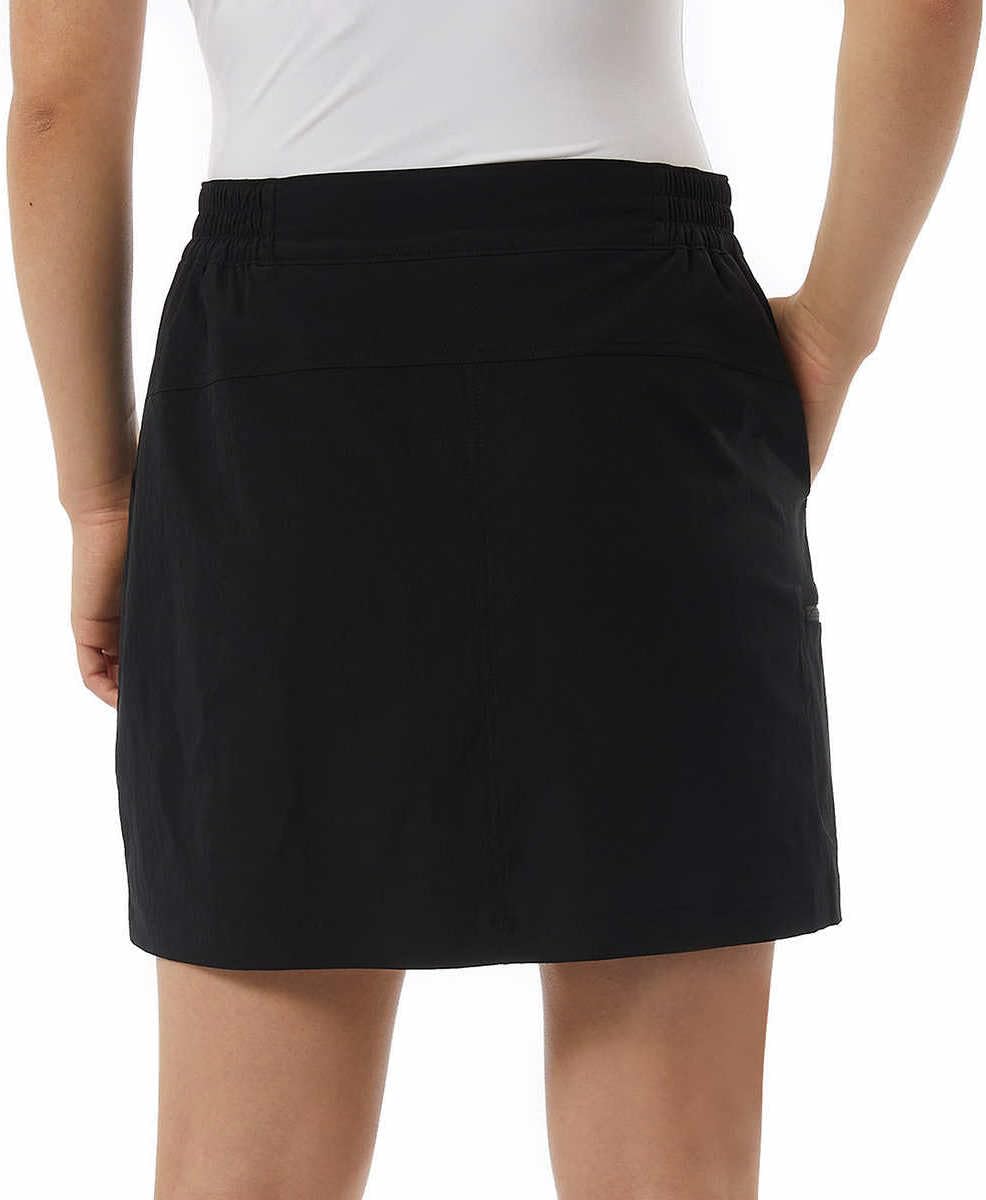 32 Degrees Cool Womens Lightweight Tech Skort (US, Alpha, X-Large, Regular, Regular, Black)