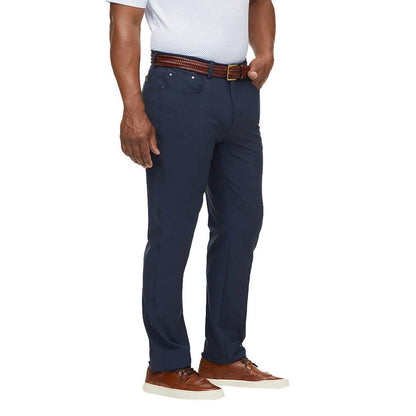 Greg Norman ML75 Performance Men's Pant |5 Pocket Pant Performance Pant|ML75 Luxury Microfiber - Dark Blue 38W X 34L