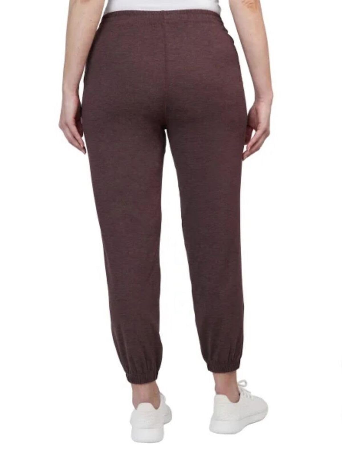 KIRKLAND Signature Women's Moisture Wicking Lightweight Jogger Pant with Pockets (US, Alpha, X-Large, Regular, Regular, Mahogany (Red))